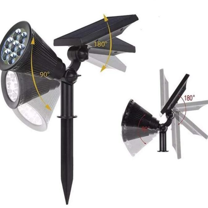 lampu outdoor taman tenaga matahari - lampu taman tancap solar cell