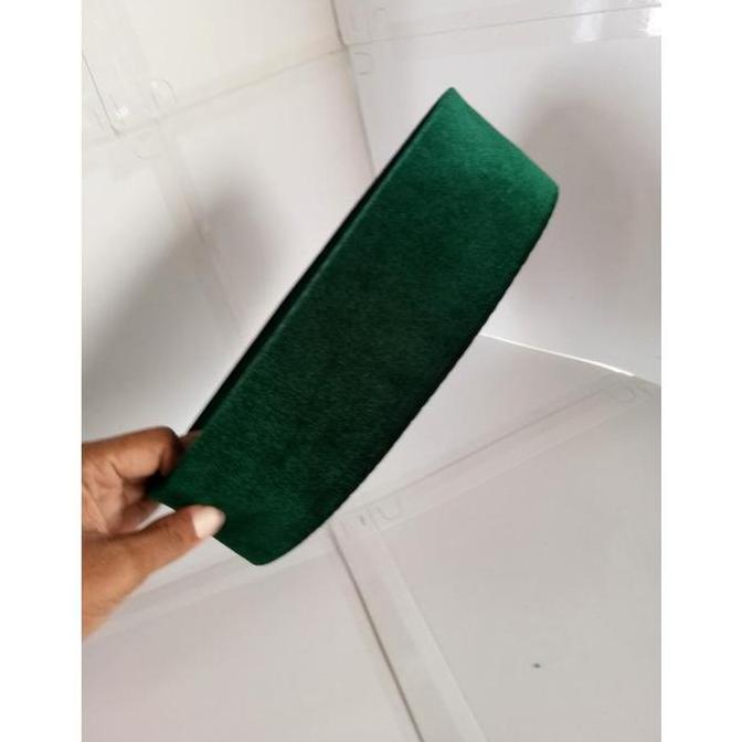 HARGA TERBAIK - peci songkok betawi hijau tinggi 7cm - size 8
