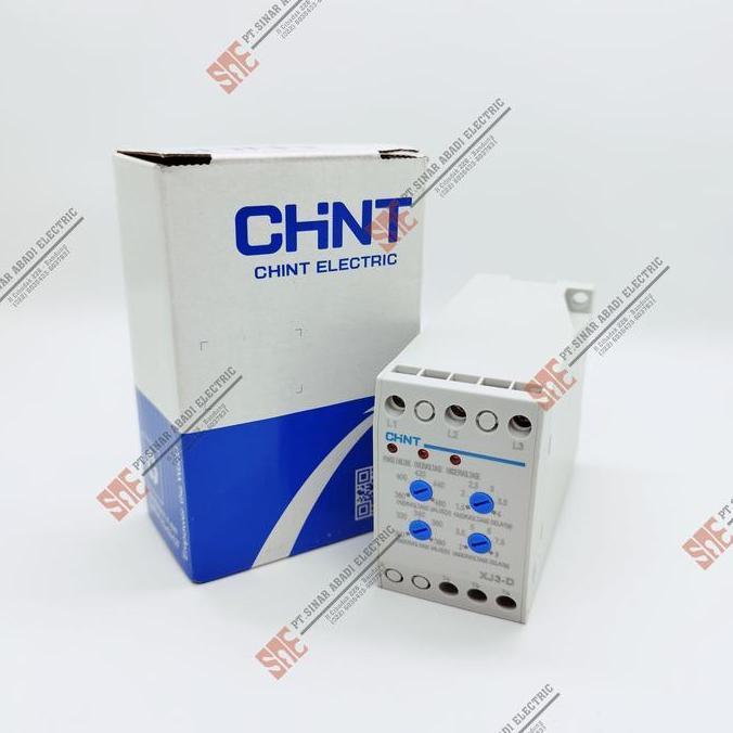 HARGA DISC - Phase Relay Control Chint XJ3-D Phase Failure Relay
