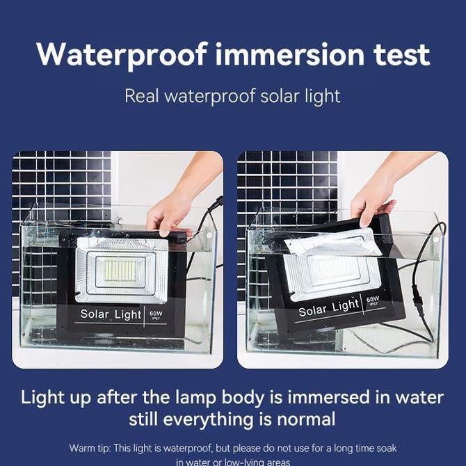 Solar Led Outdoor Flood Light 40W 60W 100W 200W 300W 500W Street Lamp Spotlight IP67 Waterproof With