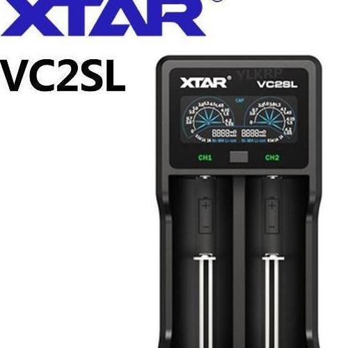 XTAR VC2SL CHARGER, PROTECTED 21700, USB C, POWER BANK FUNCTION