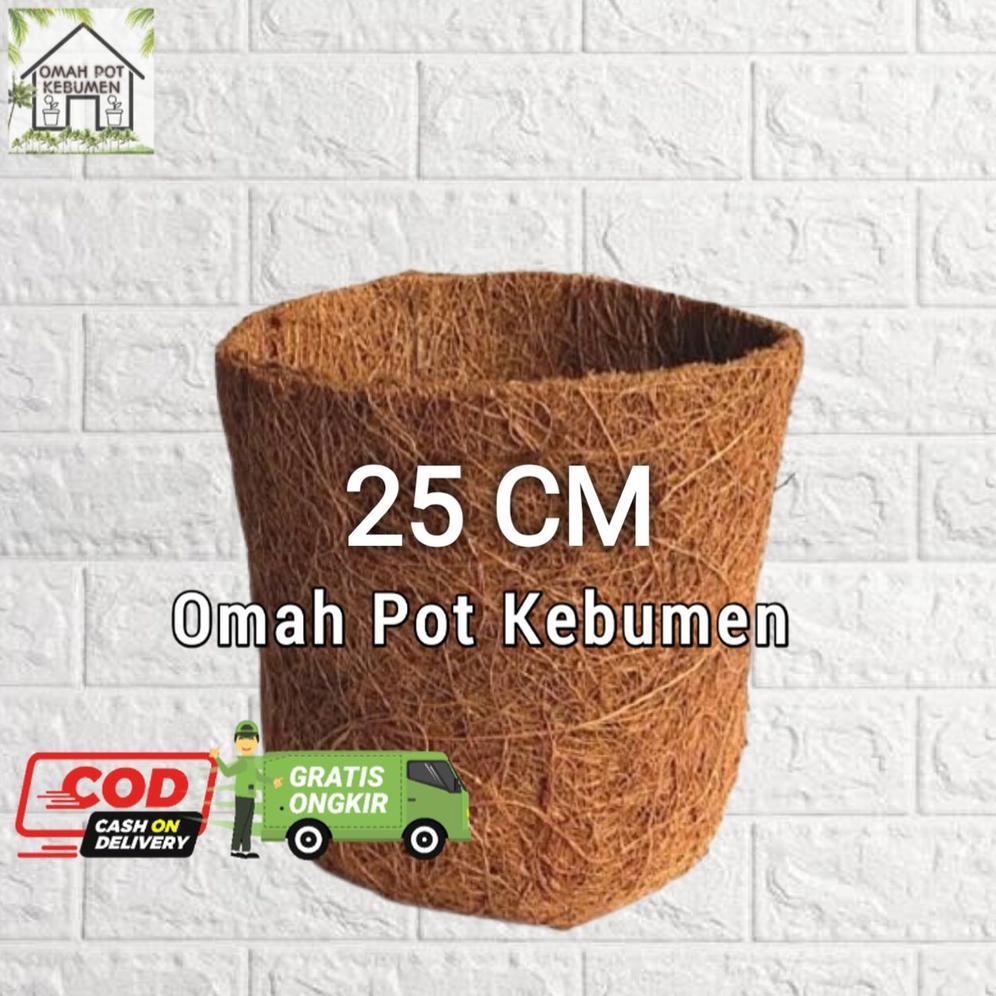 Readyyy POT UKURAN 25CM SABUT KELAPA POT BESAR SERABUT KELAPA
