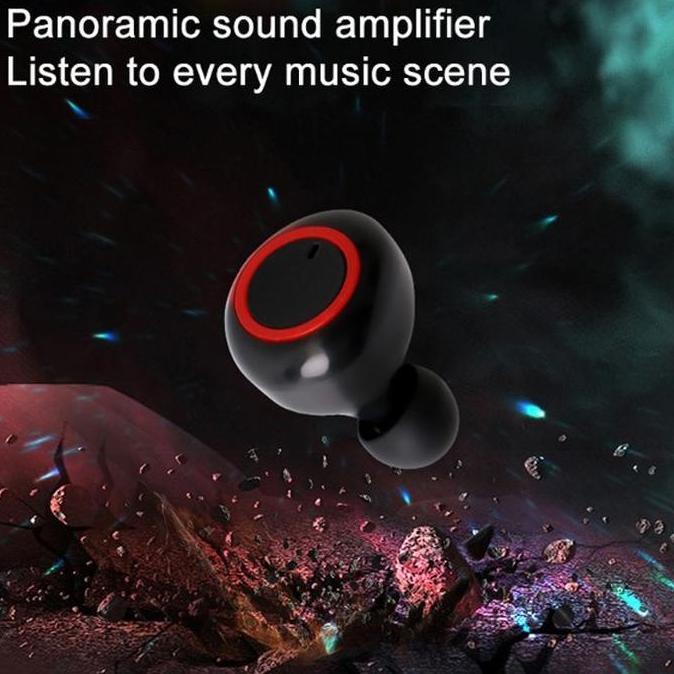 RELMARAMA TWS 1350 Wireless Headset Bluetooth 5.0 dengan Kotak Charger