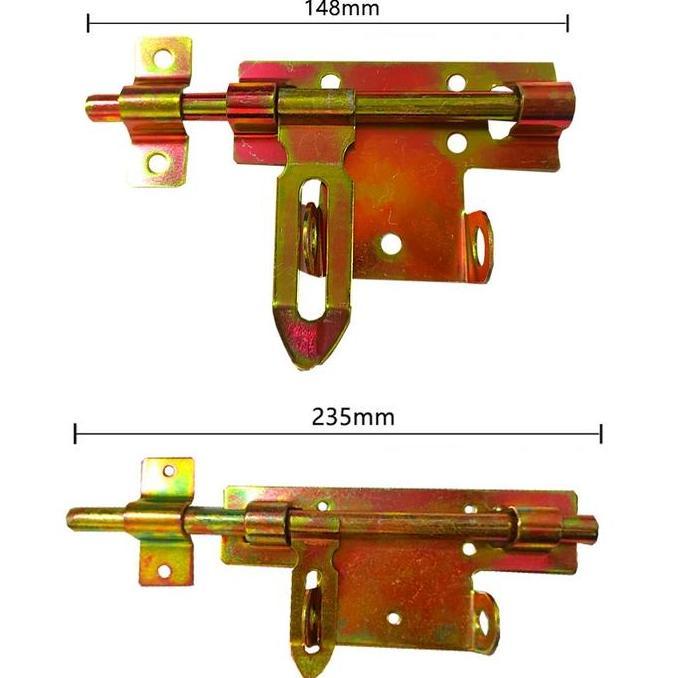 GAMYPAR Gembok Slot Samping Pintu Slot Omni Sliding Pintu Garasi Gembok Pintu Gerbang Grendel Pagar 