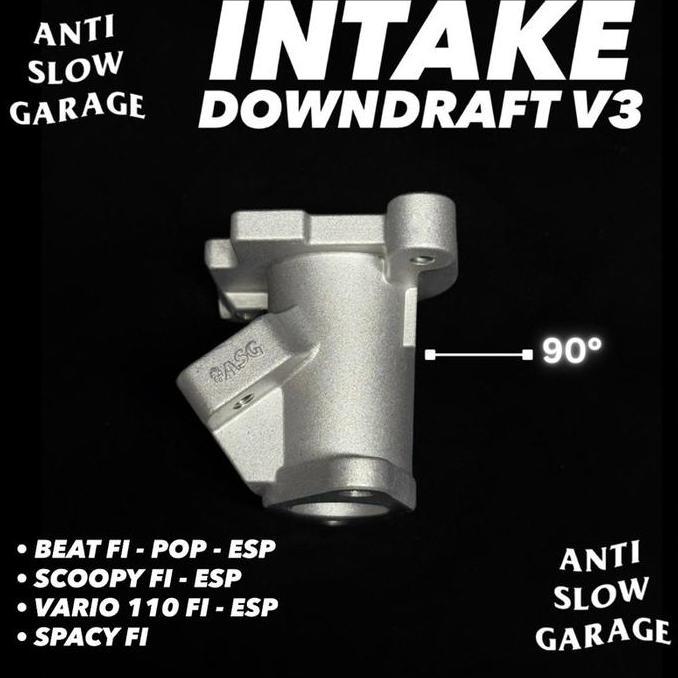 INTAKE DOWNDRAFT BEAT FI ESP SCOOPY FI ESP VARIO 110 FI ESP SPACY FI V3 ASGRACING