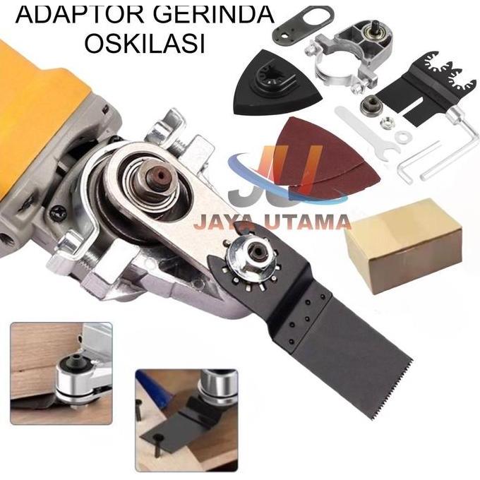 QURYGHANZ ADAPTOR OSKILASI Komplit Multiguna Adaptor Gerinda Menjadi Oskilasi