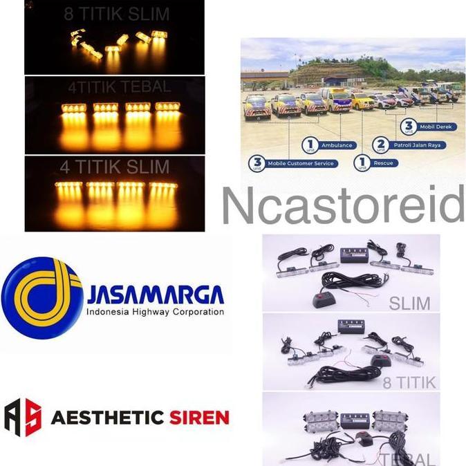 STROBO GRILL JASAMARGA KUNING BERKUALITAS TERANG DAN BERGARANSI Siap Proses 