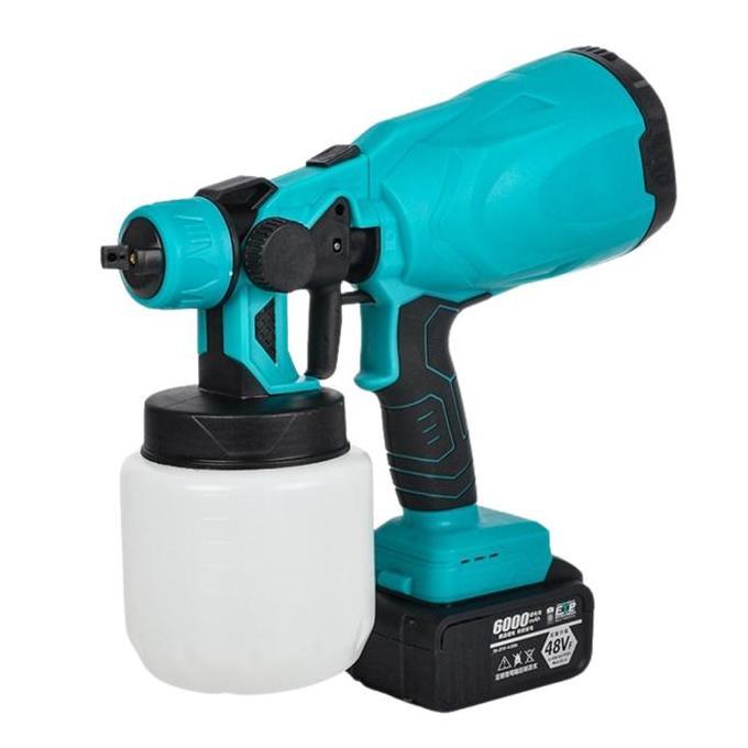 GAMYPAR Alat Semprot Cat Kompresor Cat Semprot Baterai Cat Minyak Dan Air 21 volt 800 ML