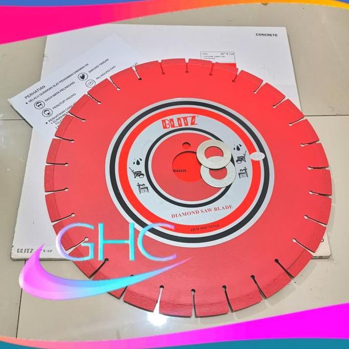 QURYGHANZ Diamond Cutting Wheel 24 Inch Mata Pisau Belah Beton 24 inch Blitz