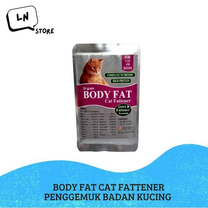penggemuk badan kucing body fat cat