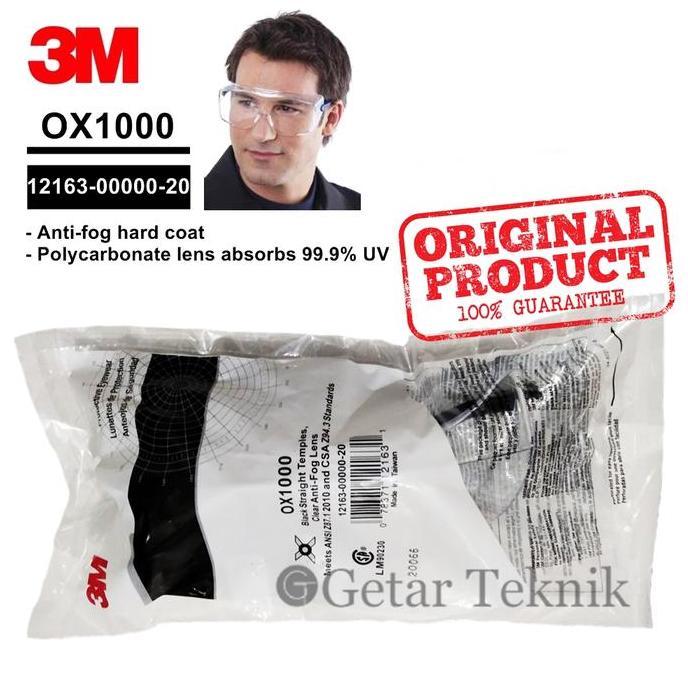 Kaca mata safety 3M OX1000 Protective Eyewear 2000 12163-00000-20
