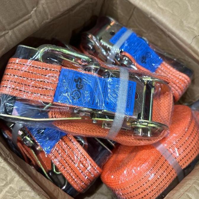 Tali track belt 2" x 10 meter 12 meter 15 meter tali ratchet tie down tali cargo kargo tali sound sy