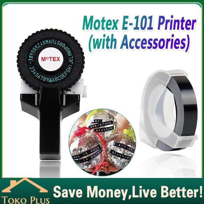 TWOVAN MOTEX Dymo embossing label maker printer label DIY Manual