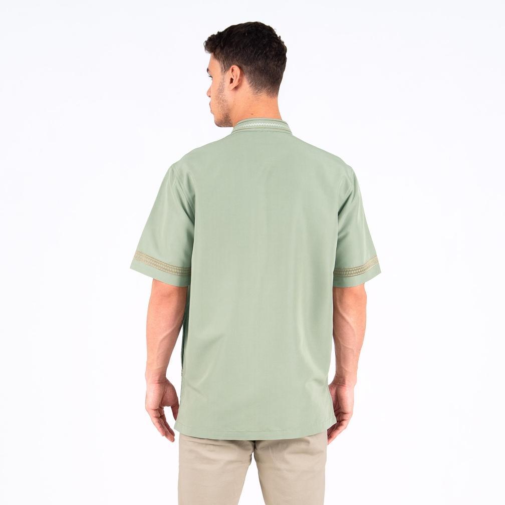 ORIGINAL Benhill Taqwa Koko Bordir Pria Pendek Light Green 2716-69-70