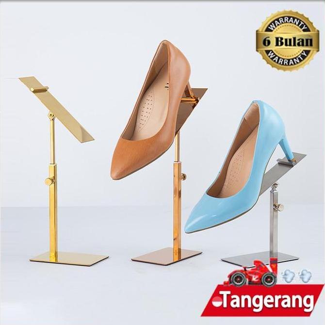 SEIRAKY Rak Display Sepatu Stainless Steel / Shoe Display Stand / Stand Display Sepatu