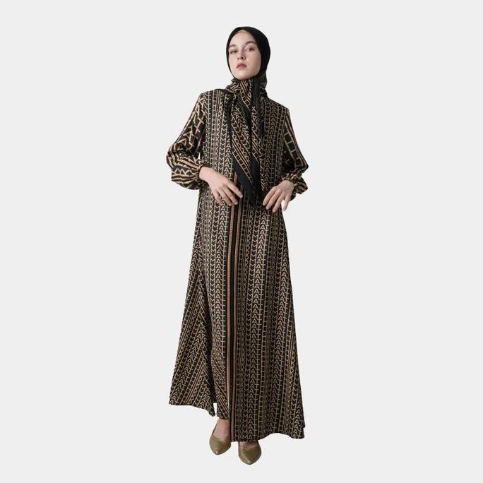 A8847.12 - Abaya Hikmat Fashion Original set Hijab