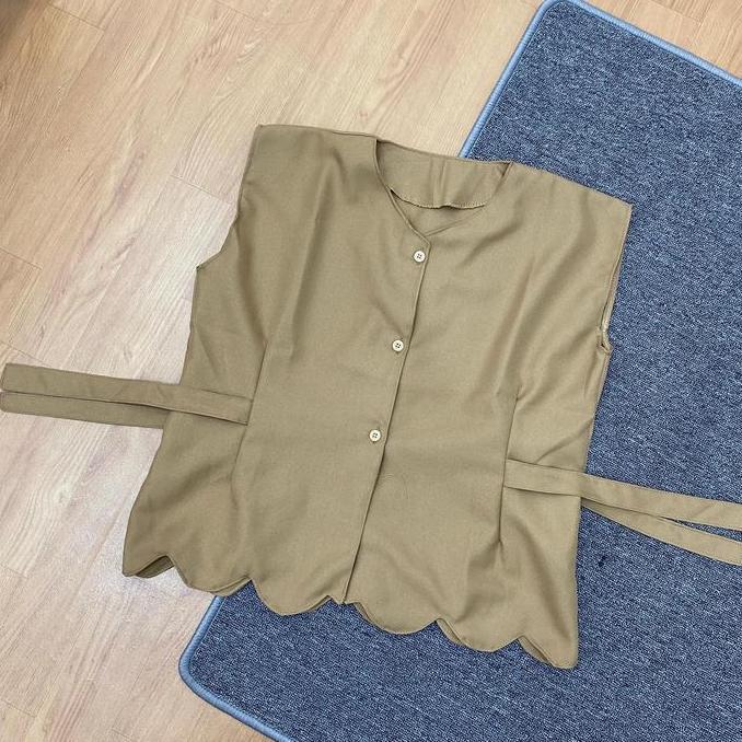 Vest Wanita Tali Pinggang / Cherish Vest / Rompi Wanita Murah / Outer Wanita