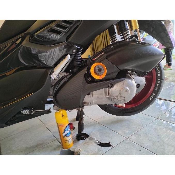 Cover Tutup Bak CVT Kiri Yamaha NMAX/Aerox Racing Look Custom Original Potong NMAX OLD / All New NMA
