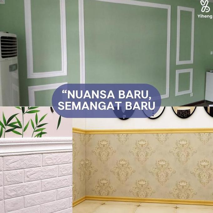 Wall Border List Border Foam 2.3M Border List Wallpaper Plafon Wallpaper Dinding List Dinding 3D YH1