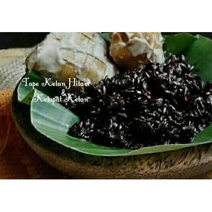 KETUPAT KETAN + TAPE KETAN HITAM KHAS PADANG