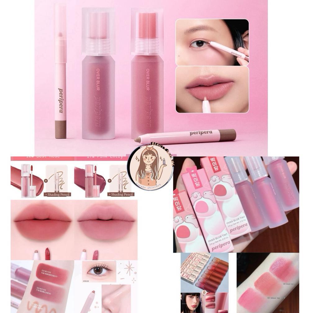 READY PERIPERA OVER BLUR TINT SET LIP LINER | TTEOK EDITION