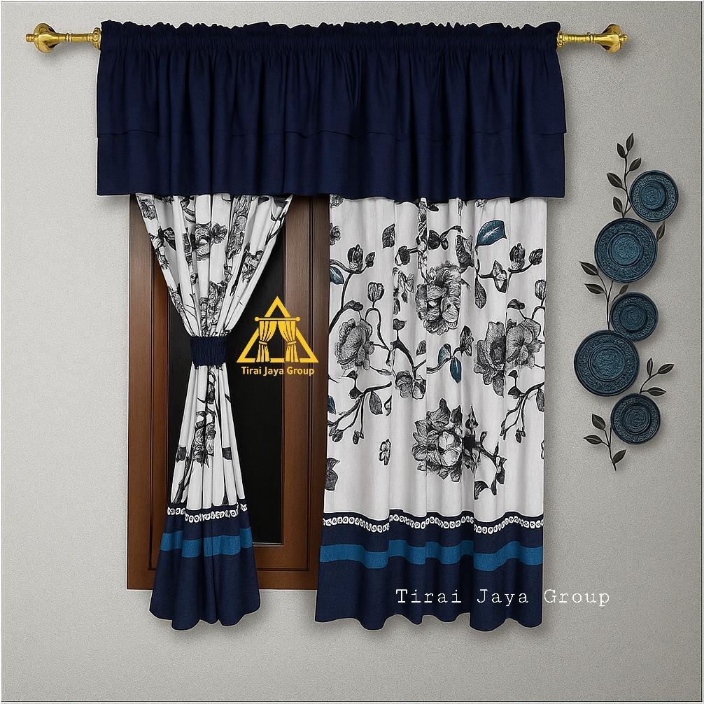 OFFICIAL GORDEN REMPEL PONI SERUT JENDELA PENDEK HALUS TIDAK MENERAWANG