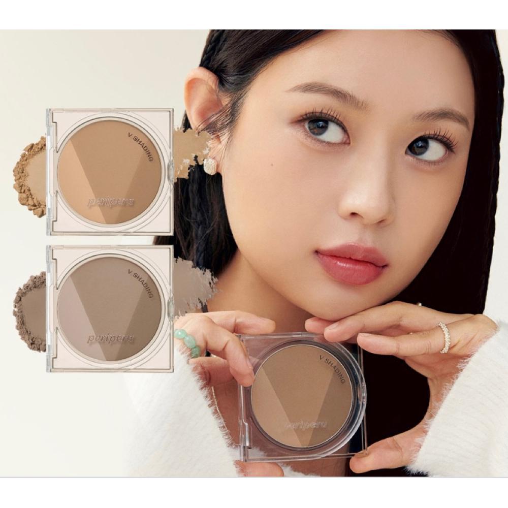 READY PERIPERA V-SHADING CONTOUR SET WITH BRUSH GOGUMA EDITION | SODA CAFE EDITION