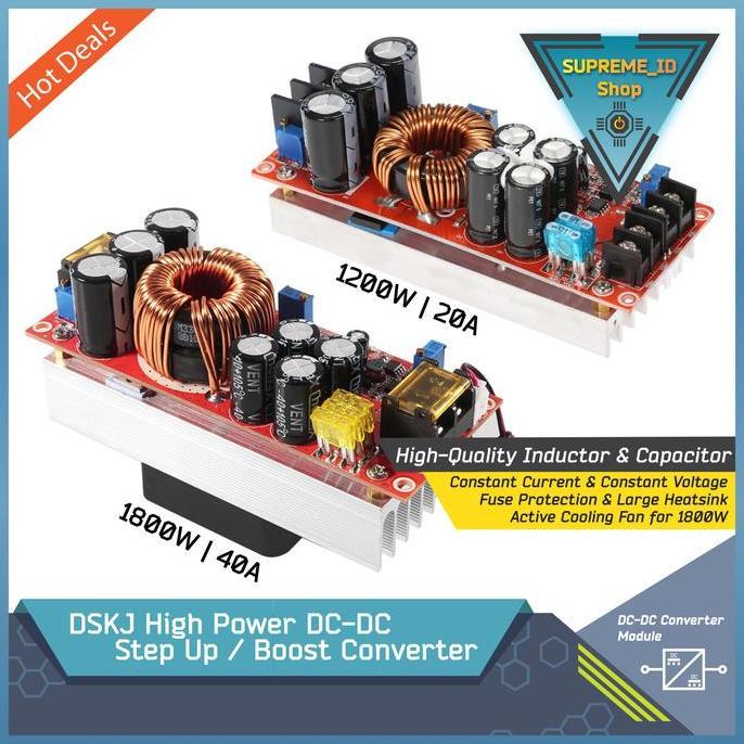 High Power Dc-Dc Step Up Boost Converter | 1200W 20A