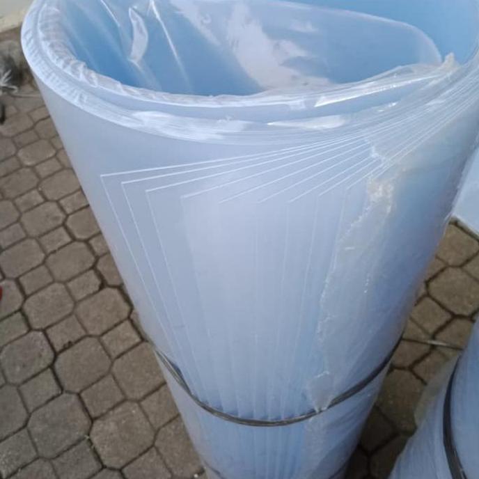 PVC SHEET CLEAR 1 MM MIKA LEMBARAN kaku PM