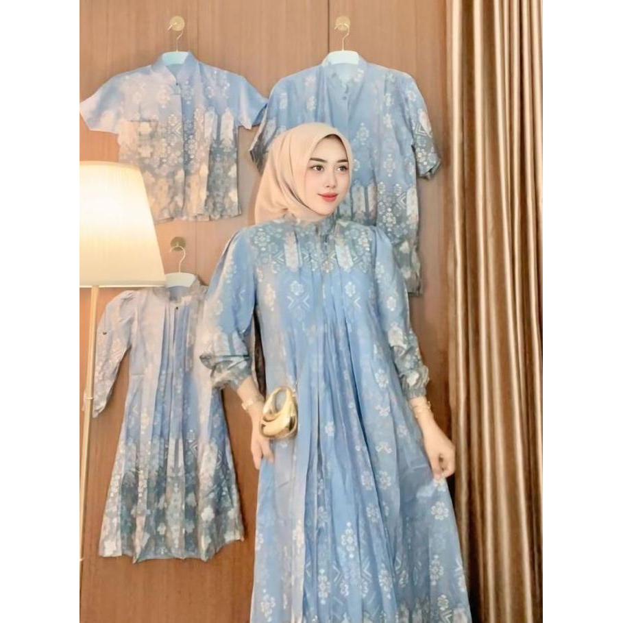 KHANZA FAMILY SET RAYA SERIES MAXMARA LUXURY SARIMBIT KELUARGA