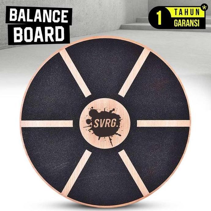 Svrg Balance Board - Wobble Board - Papan Latihan Keseimbangan - Gym