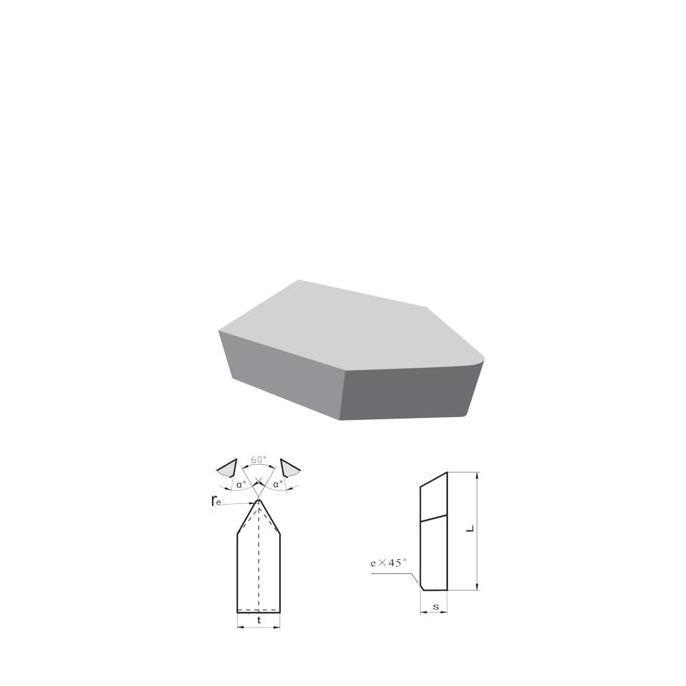 Mata Widia C122 Yg6 Pahat Cemented Tip C 122 Yg 6 Bubut Carbide Terbaru 