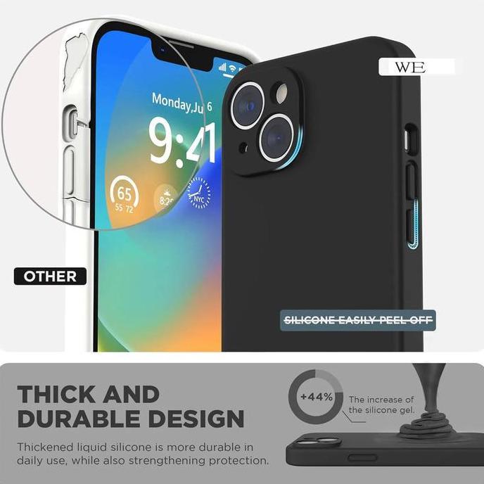 Compatible For Iphone 17 16 15 13 12 11 / Pro / Plus / Mini / Pro Max Premium Matte Doff Case Soft B