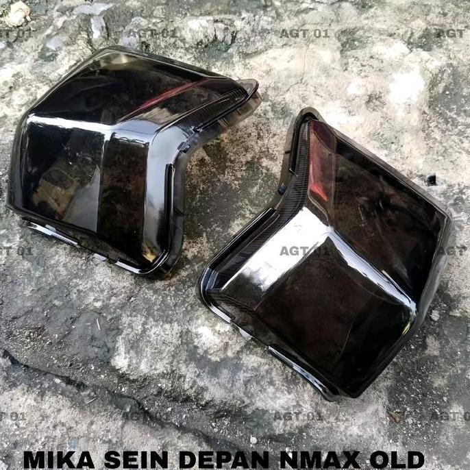 Mika Lampu Sein Depan Motor Nmax Old Smoke Riben / Mika Lampu Sein Motor Nmax / Mika Sein Motor Nmax