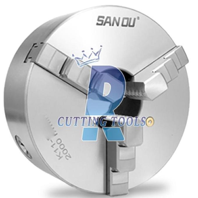 Chuck Bubut 8In 3 Jaw Sanou - Claw Bubut 3 Jaw - Catok Bubut 8In Catok Bubut 8Inchi Terbaru 