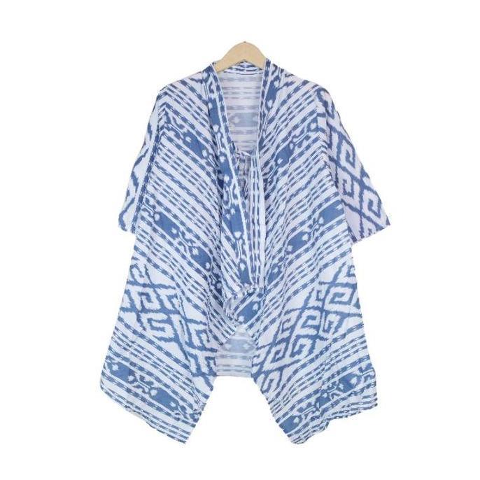 Outer Batik Wanita Motif Tenun Etnik Outer Wanita Cardigan Batik Premium