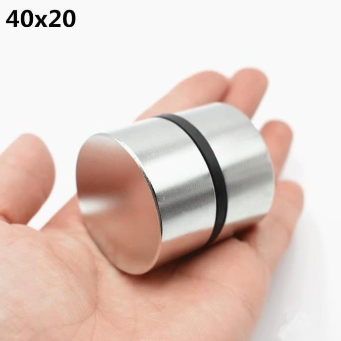 Magnet Neodymium Bulat Ketebalan 10mm, 15mm, dan 20mm