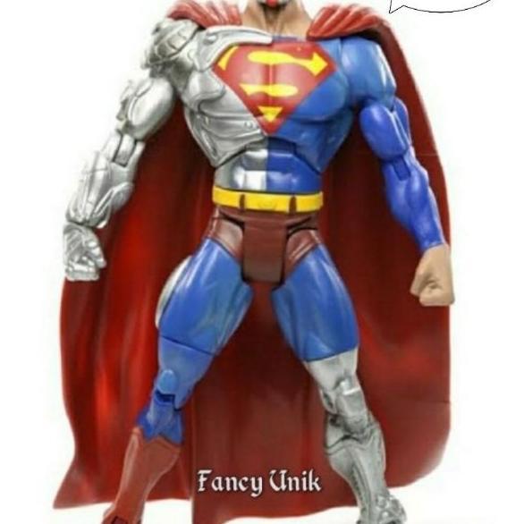 Action Figure Mainan Superman Cyborg