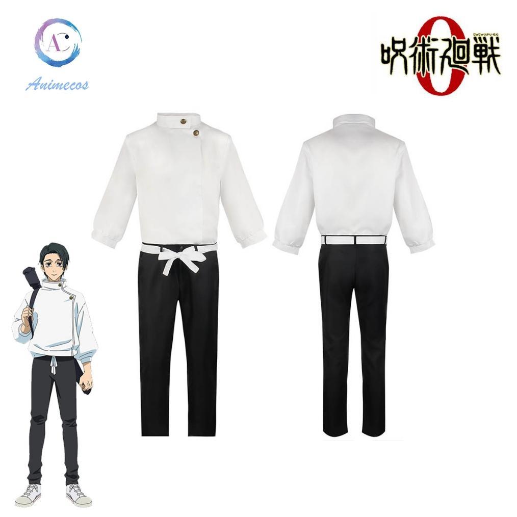 NEW Okkotsu Yuta Cosplay Kostum Anime Jujutsu Kaisen Okkotsu Yuta Cosplay Seragam Wig Suit Halloween