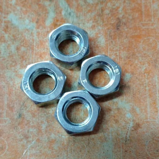 mur putih galvanis drat kiri M 16 kunci 24 pitch 2.0 ulir kiri