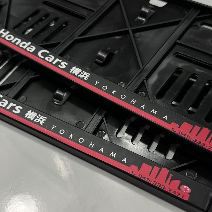 Frame plat Nomor Honda cars Yokohama JDM