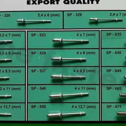 Paku Rivet / Paku Ripet Blind Rivet 540 - 4 x 11 mm