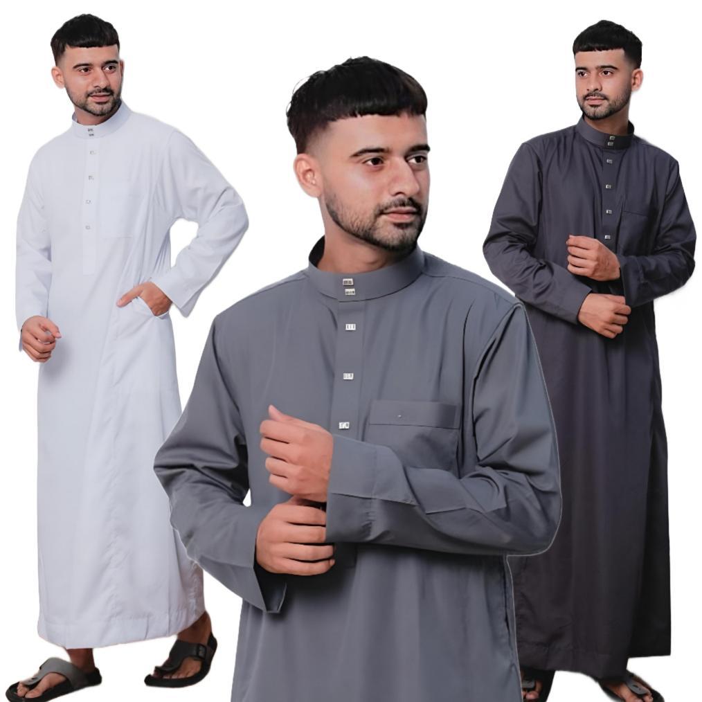 BESTPROMO JUBAH PRIA GAMIS PRIA JUBAH ADEM POLOS MEWAH JUBAH GAMIS PRIA