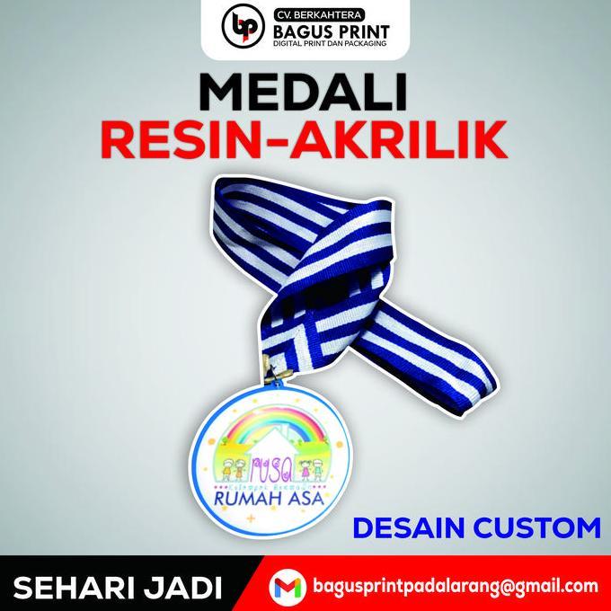 Medali Akrilik / Medali Wisuda / Medali Resin /