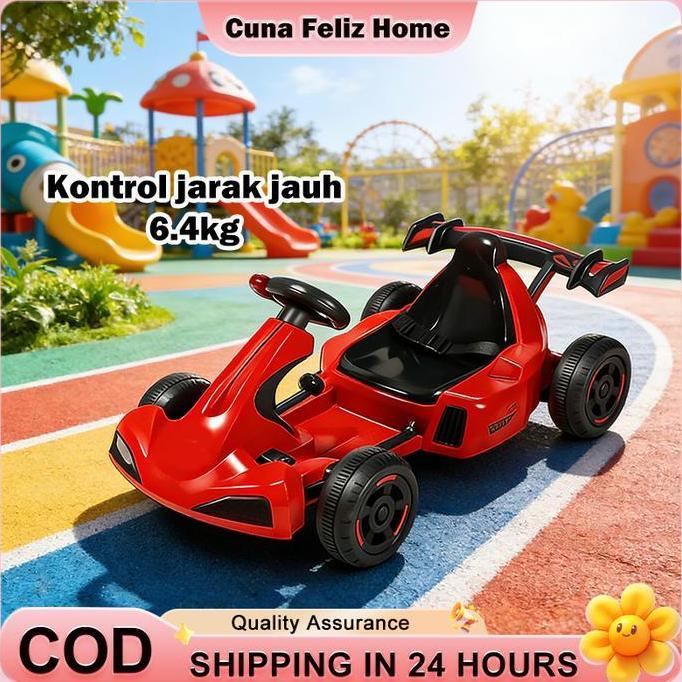 Termurah / Hot Sale Cuna Feliz Home Karting Listrik Mainan Anak - Usia 3-6-12 Tahun, Cowok Dan Cewek
