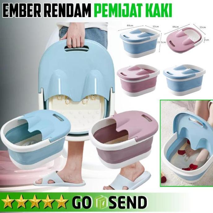 Ember Kaki Lipat Baskom Bak Rendam Kaki Manicure Spa Pemijat Kaki Terbaru 
