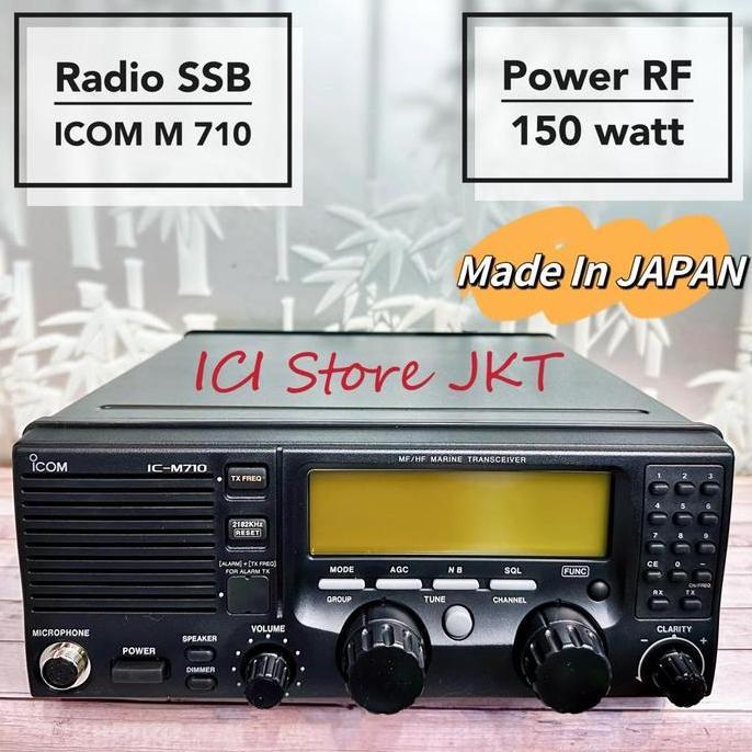 Murah Ssb Icom Ic M710 / Icom M 710 / Hf Marine Transceiver Walkie Talkie Ht