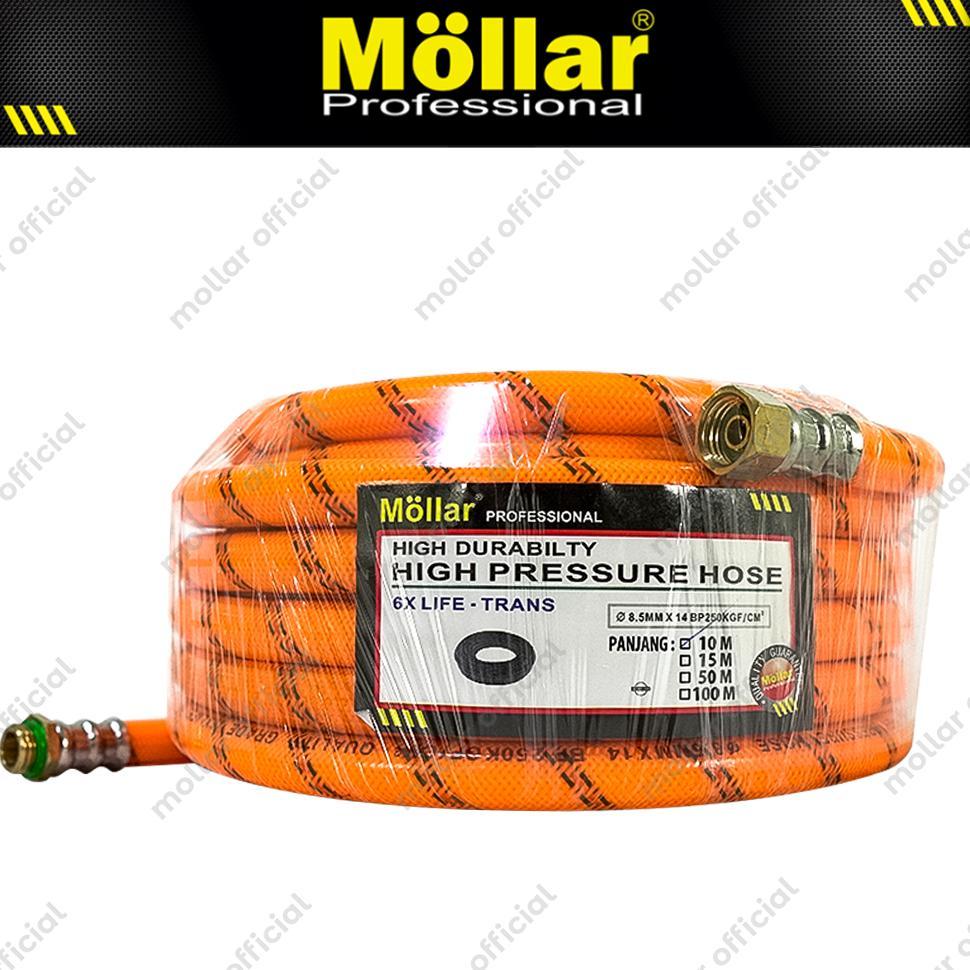 Mollar Selang Kompresor Angin Udara 250 Bar Steam Jet Cleaner 10 Meter Original