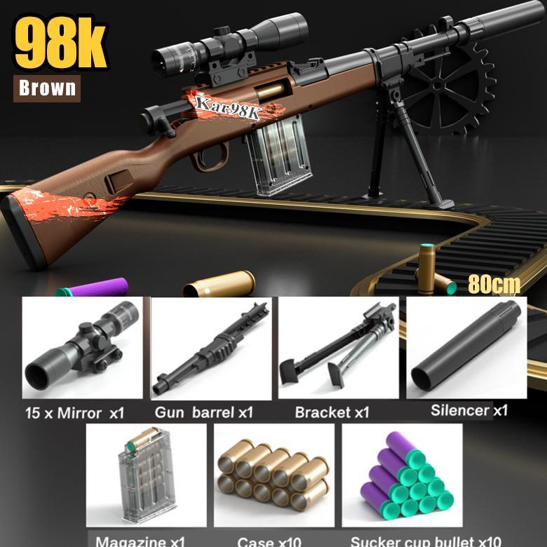Awm/98K/Barrett Pistol Mainan Mainan Anak-Anak Mainan Luar Ruangan Hadiah Untuk Anak Laki-Laki