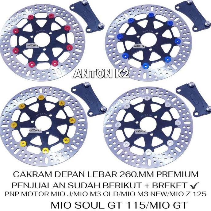 Piringan Cakram Depan Disc Lebar 260Mm Motor Mio J/Mio Soul Gt 115 Dll